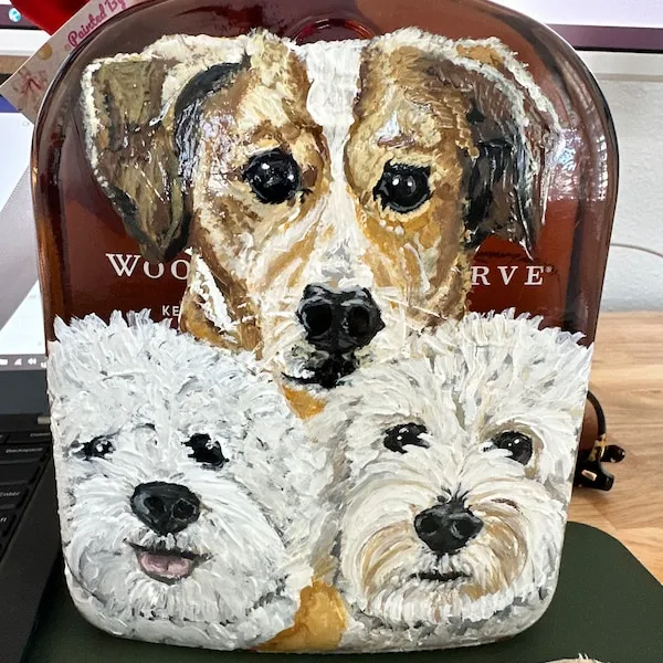 Custom Whiskey Bottles with Pet Portraits