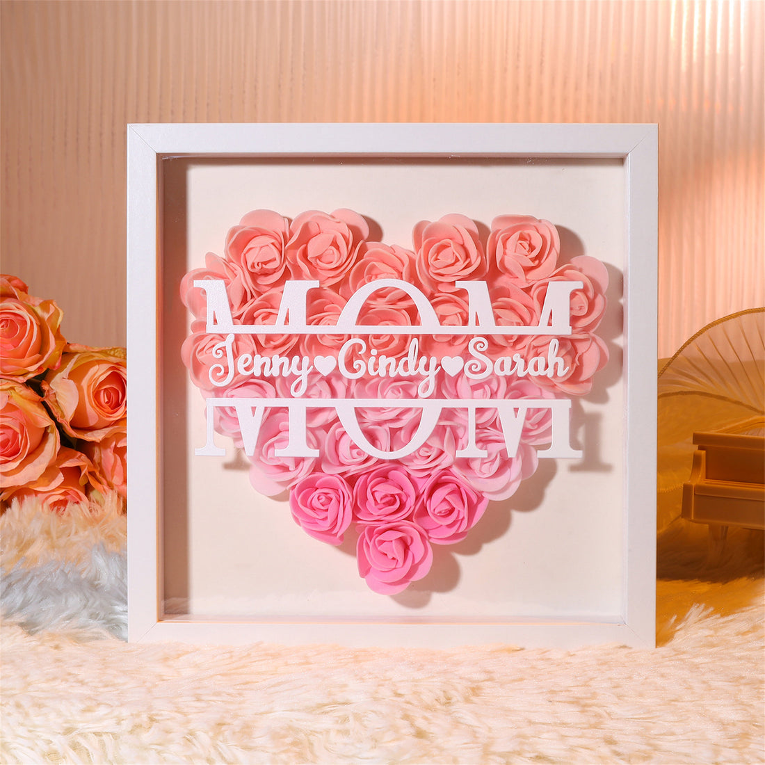 🌺MOM HEART SHAPED FLOWER BOX