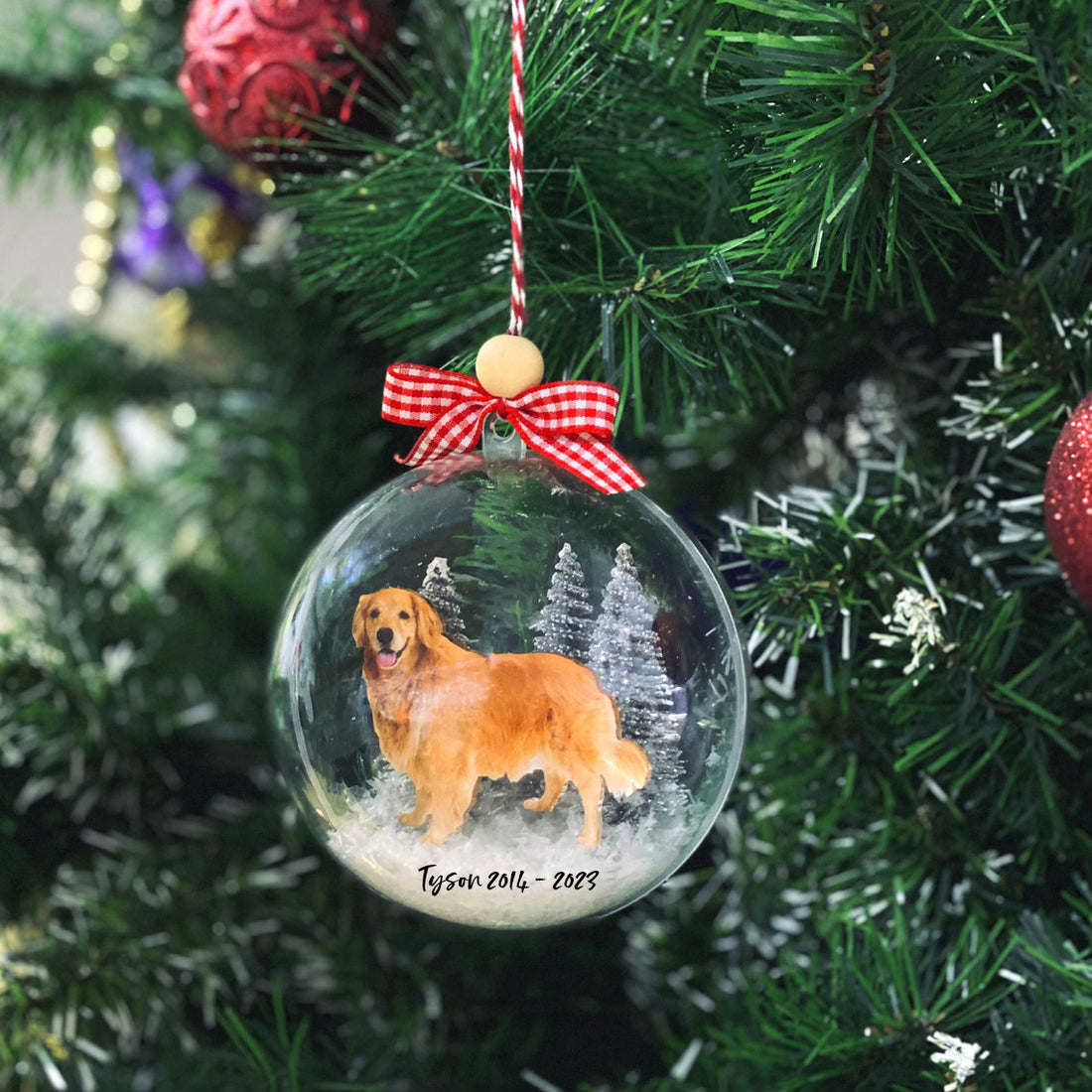 Personalized Pet Ornament  Christmas Dog Ornament Personalized Dog Ornament Custom Dog