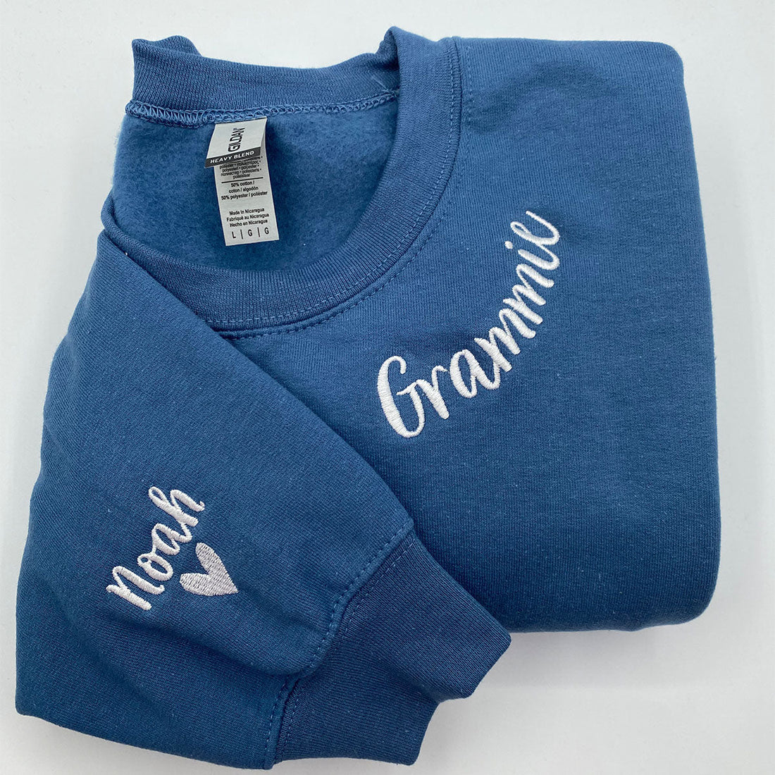 Custom Embroidered Grammie Sweatshirt Unique Gift for Grandma