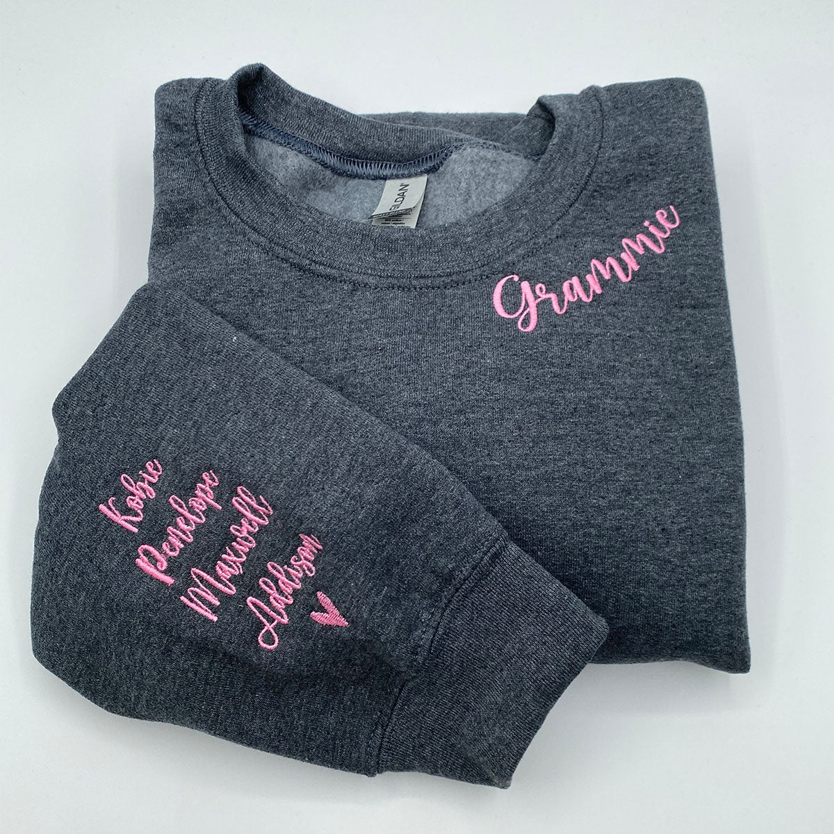 Custom Embroidered Grammie Sweatshirt Unique Gift for Grandma